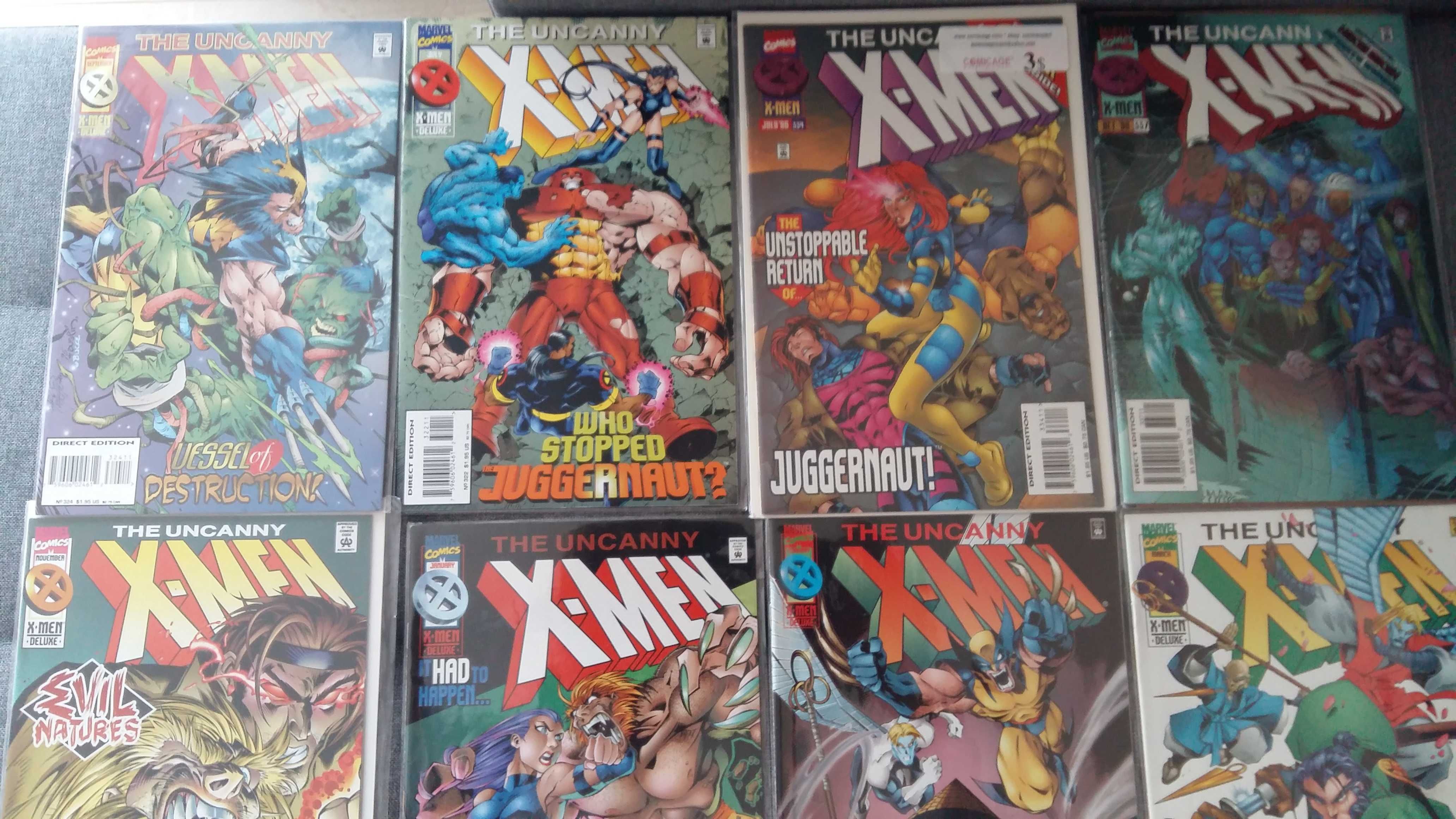 Komiksy ,,X-MEN,, .Zestaw 12 komiksow .Polecam.