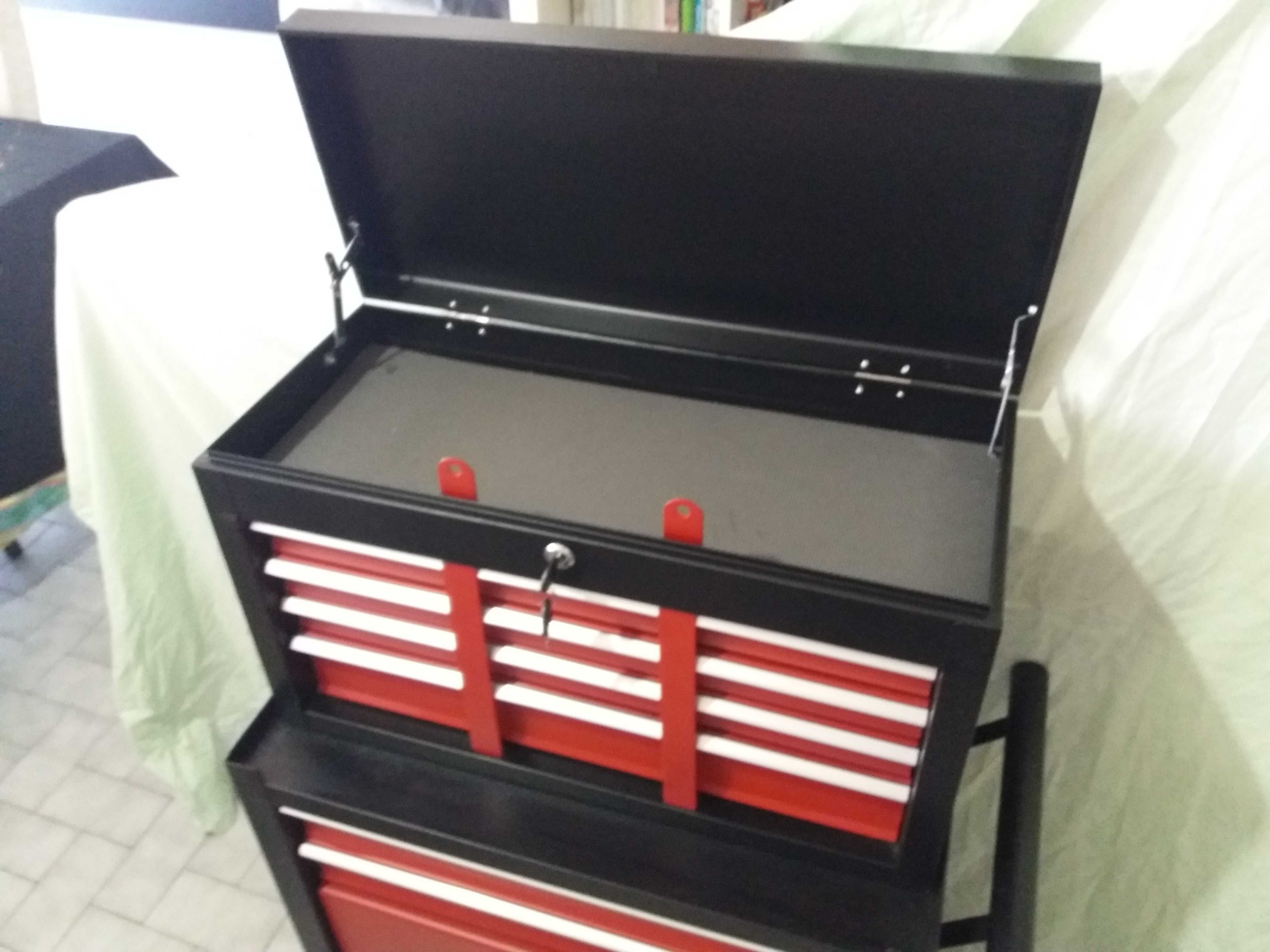 Carro de Ferramentas Novo Conjunto de 2 partes. 108cm x 62cm x 33cm