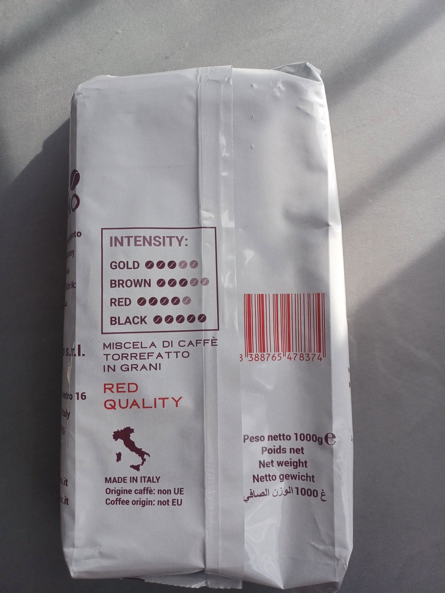Kawa w ziarnach włoska ziarno Toscano 1kg