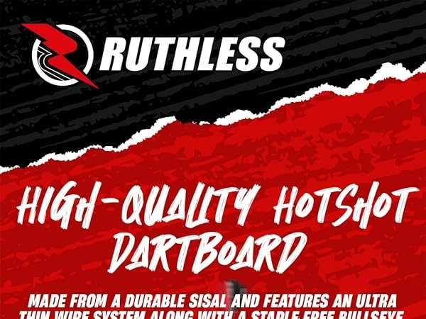 Tarcza Dart Ruthless Marksman Ultra Thin Wires Sizal NOWA!!