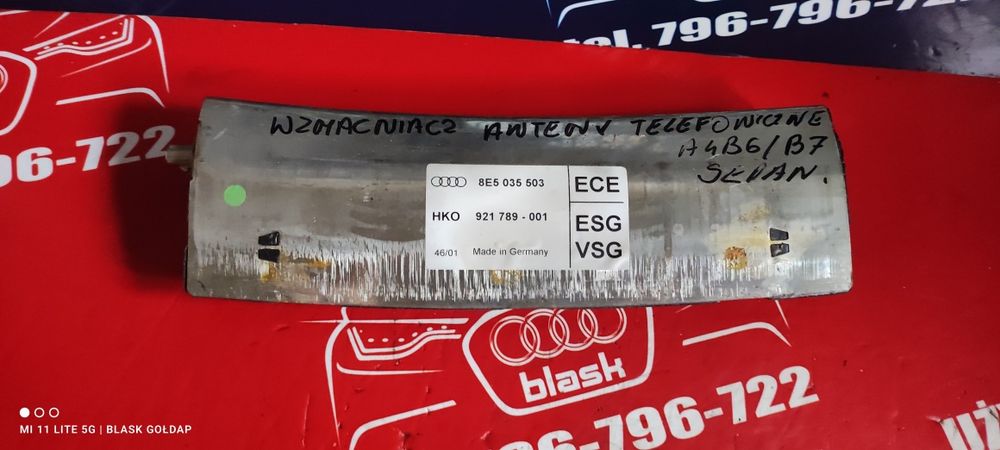 Wzmacniacz Anteny Telefonicznej Audi A4 B6/B7 Sedan Blask Gołdap