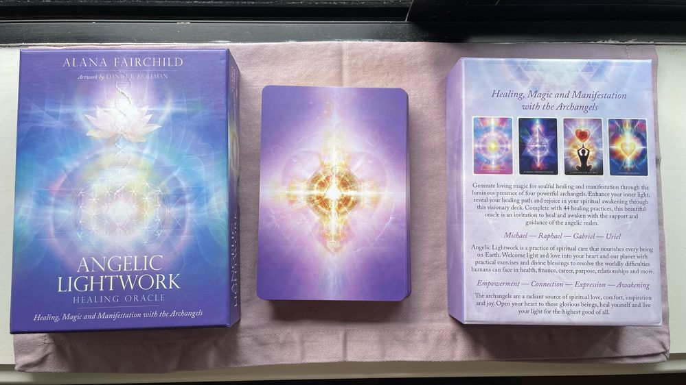 Cartas Oraculo Anjos Fairchild Angelic Lightwork Original Perfeito