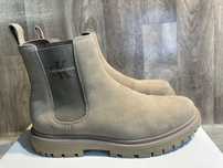 Skórzane botki zamszowe Calvin Klein Boot Chelsea Iconic 38