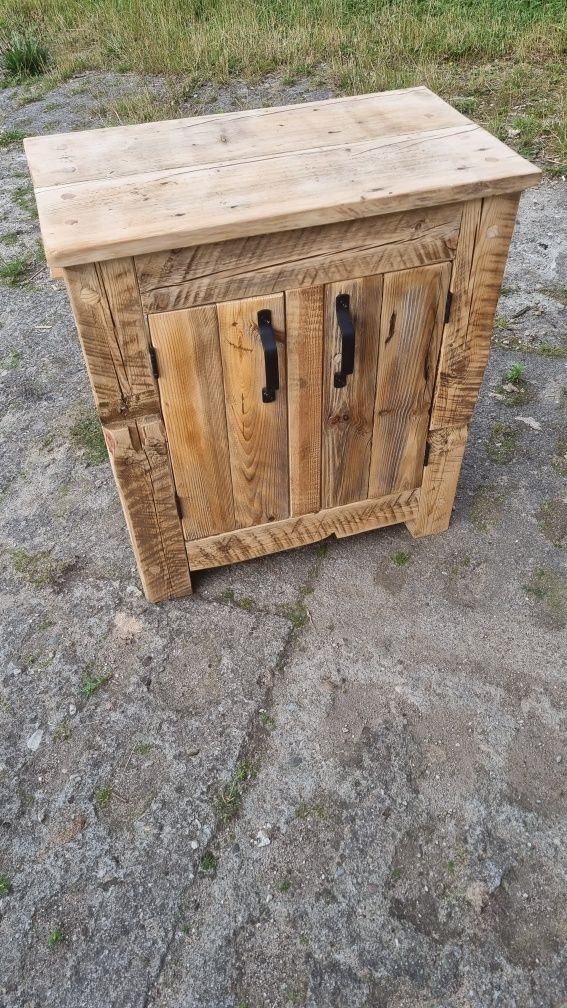 Szafka pod umywalkę stare drewno