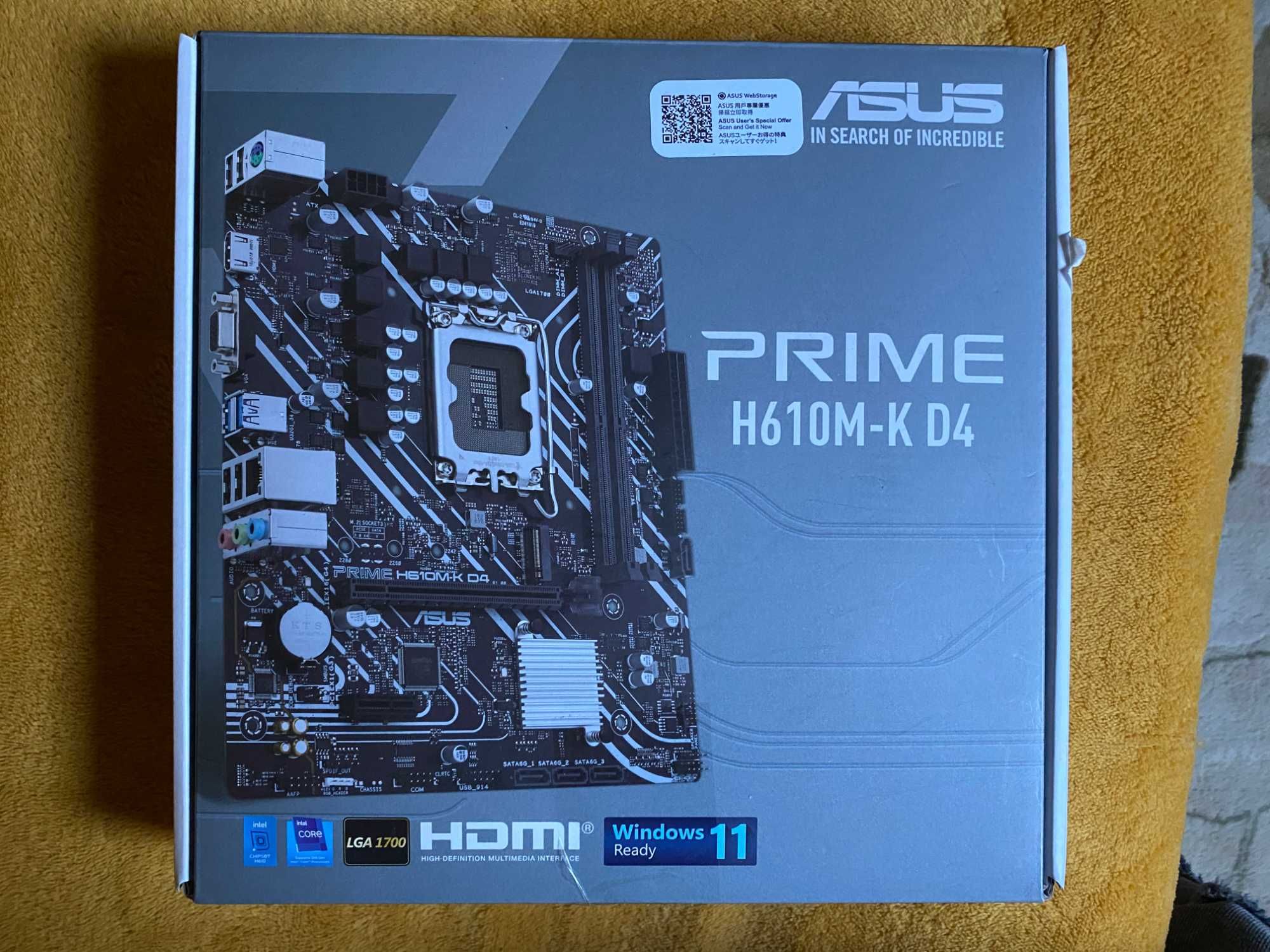 Asus Prime H610M-K DDR4