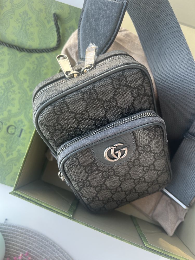 Gucci Ophidia Gg мужская сумка мессенджер