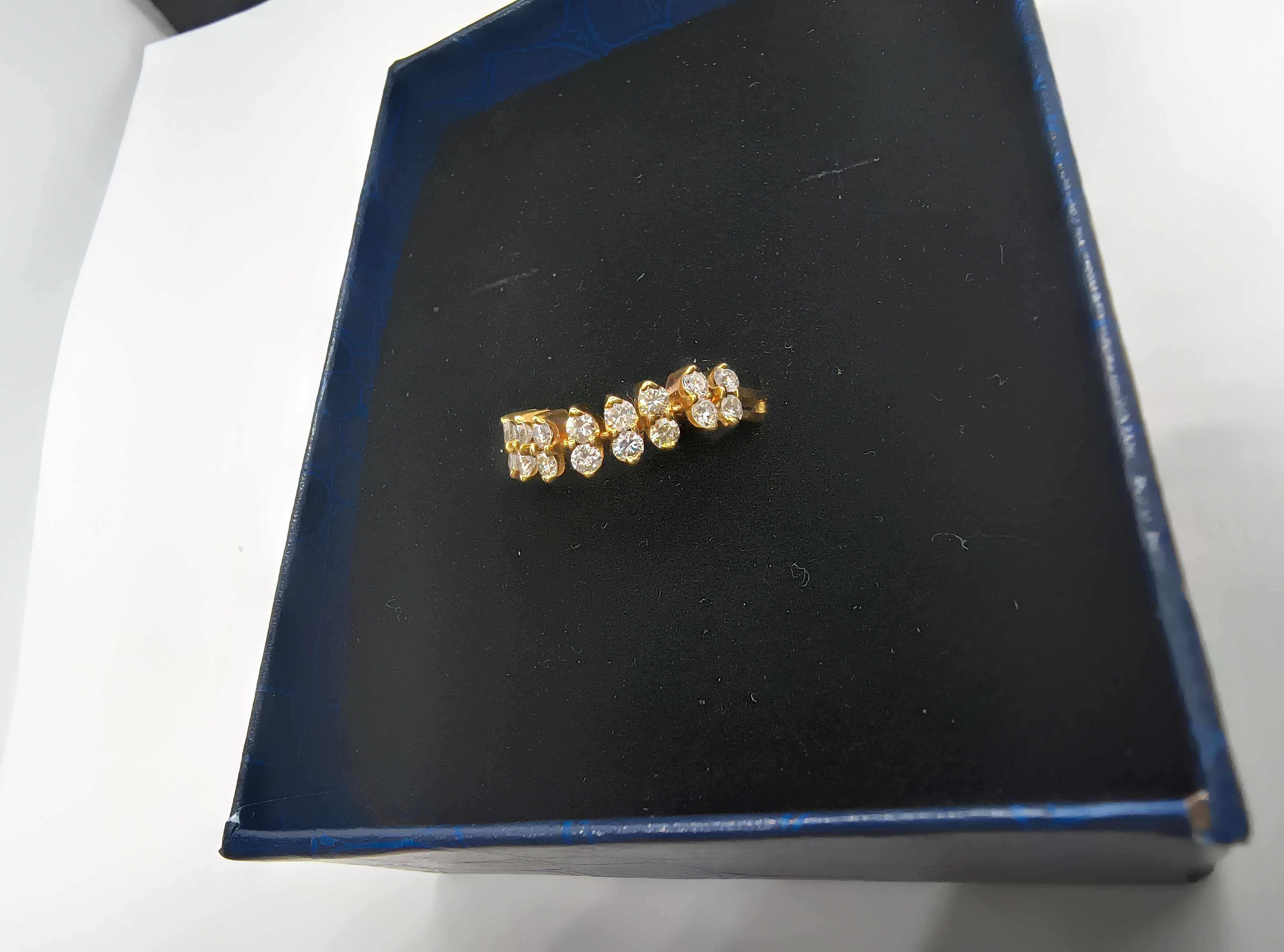 Pierścionek z brylantami0.80ct certyfikat