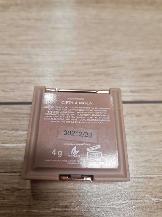 Róż do policzków Glamshop Lux - Ciepła mgła