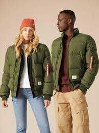 Зимова куртка   бомбер дутик Alpha Industries MA-1 Quilted