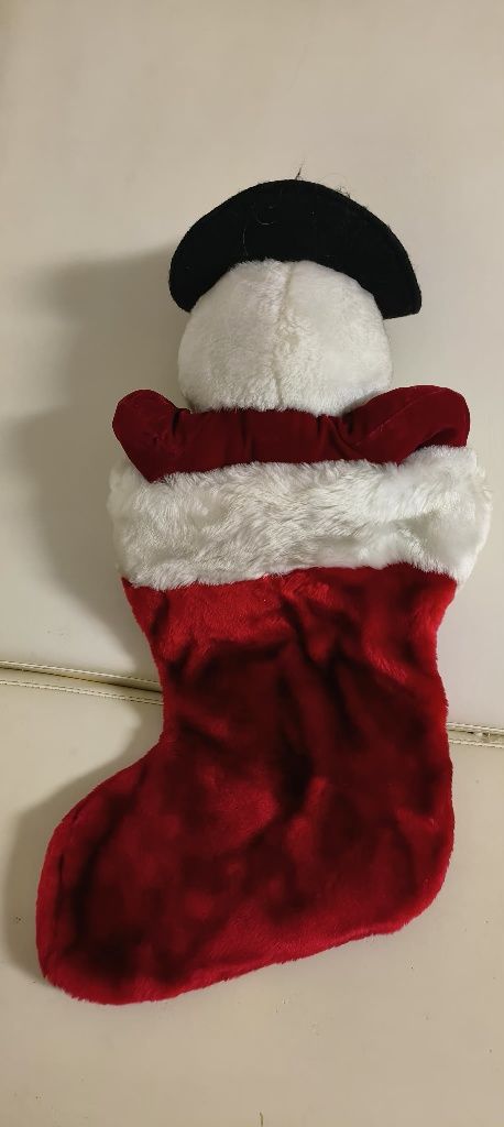 Meia lareira boneco de neve