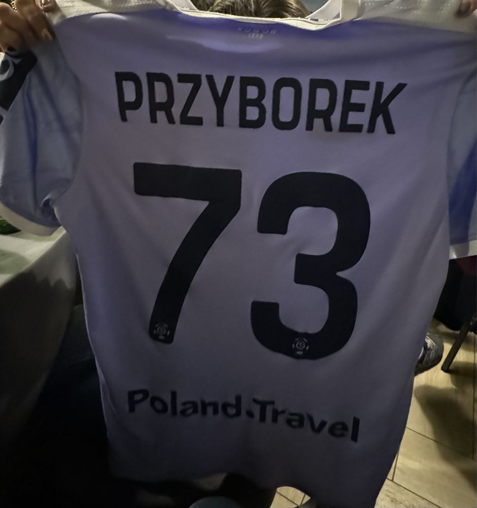 Koszulka away/wyjazdowa Pogoń Szczecin autograf