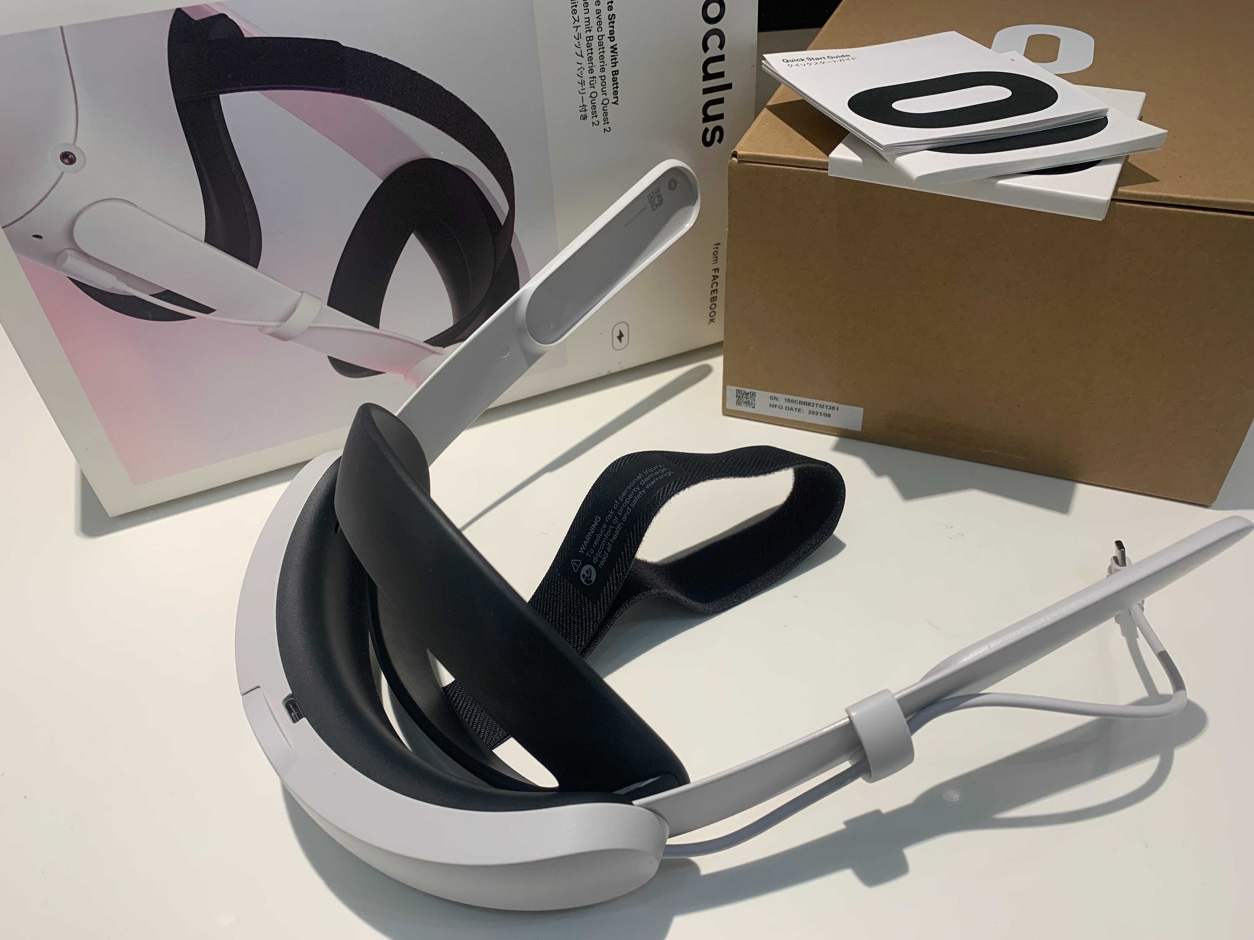 VR Oculus Quest 2 Elite Strap wymienny pasek z bateria akumulatorem