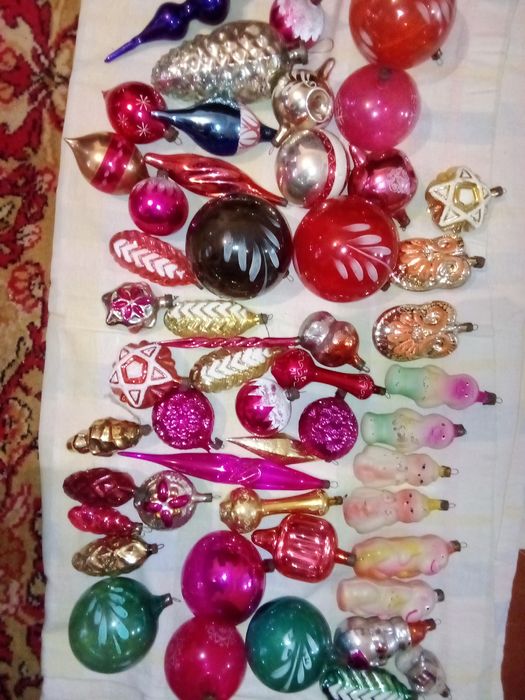 Елочные игрушки времен Ссср