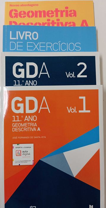 GDA 11°ano Manuais e caderno de exercícios