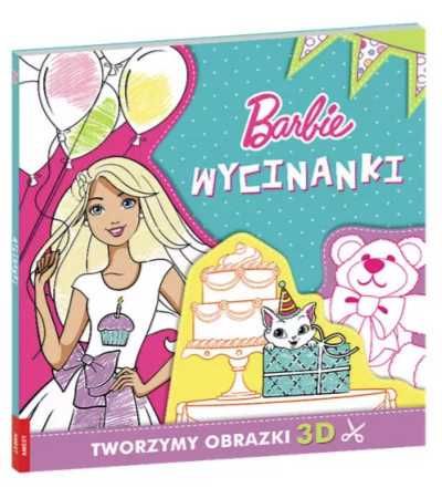 Barbie. Wycinanki. Tworzymy obrazki 3D - praca zbiorowa