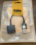 Adaptador placa de som 100% Novo