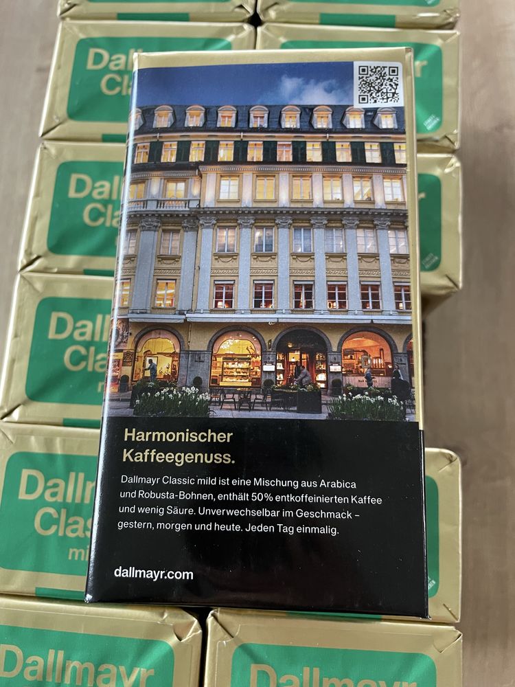 Dallmayr Classic Klasik kawa mielona 12 szt premium mało kofeiny