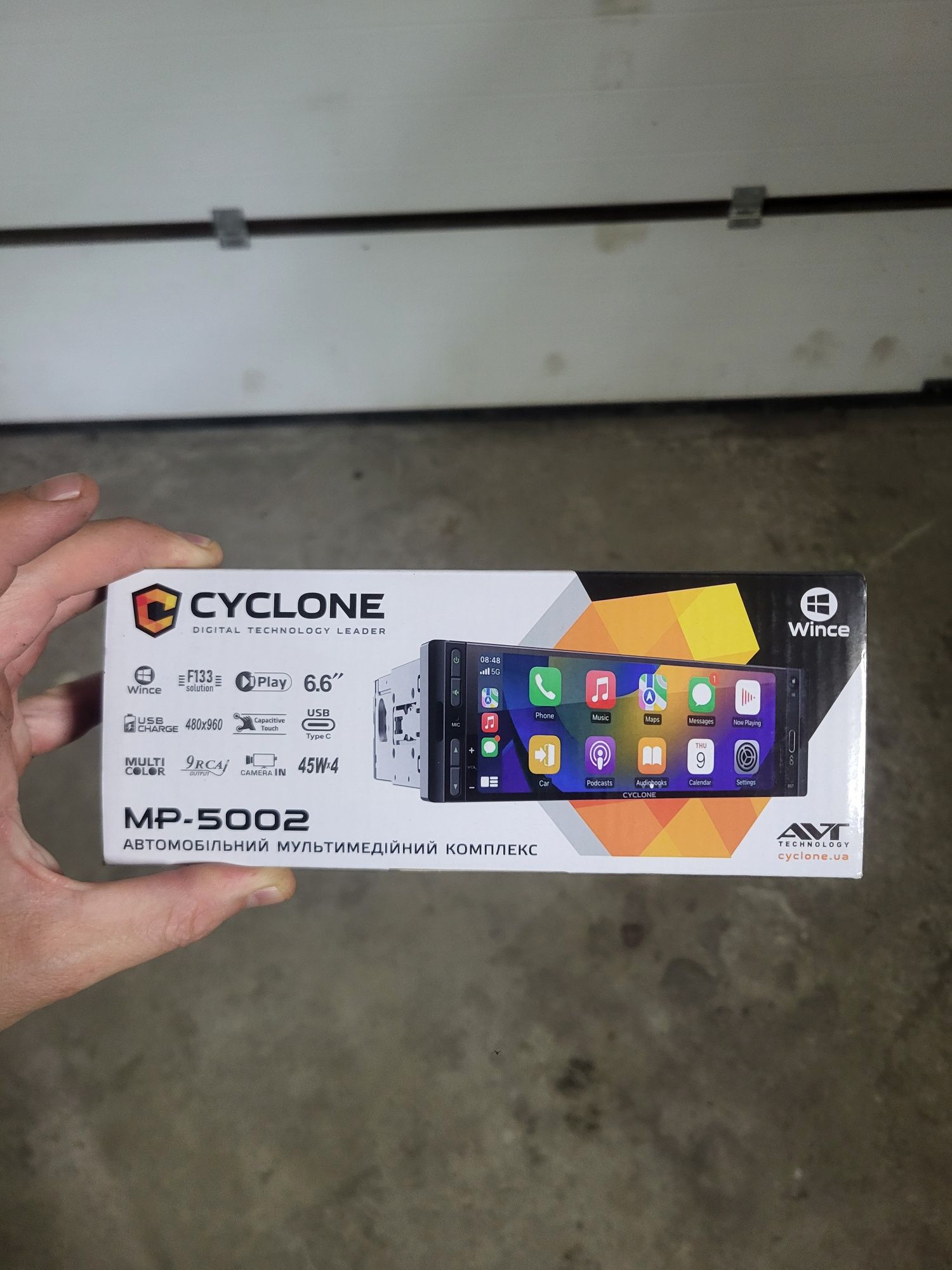 Продам втомагнитолу CYCLONE M-5003 1 din