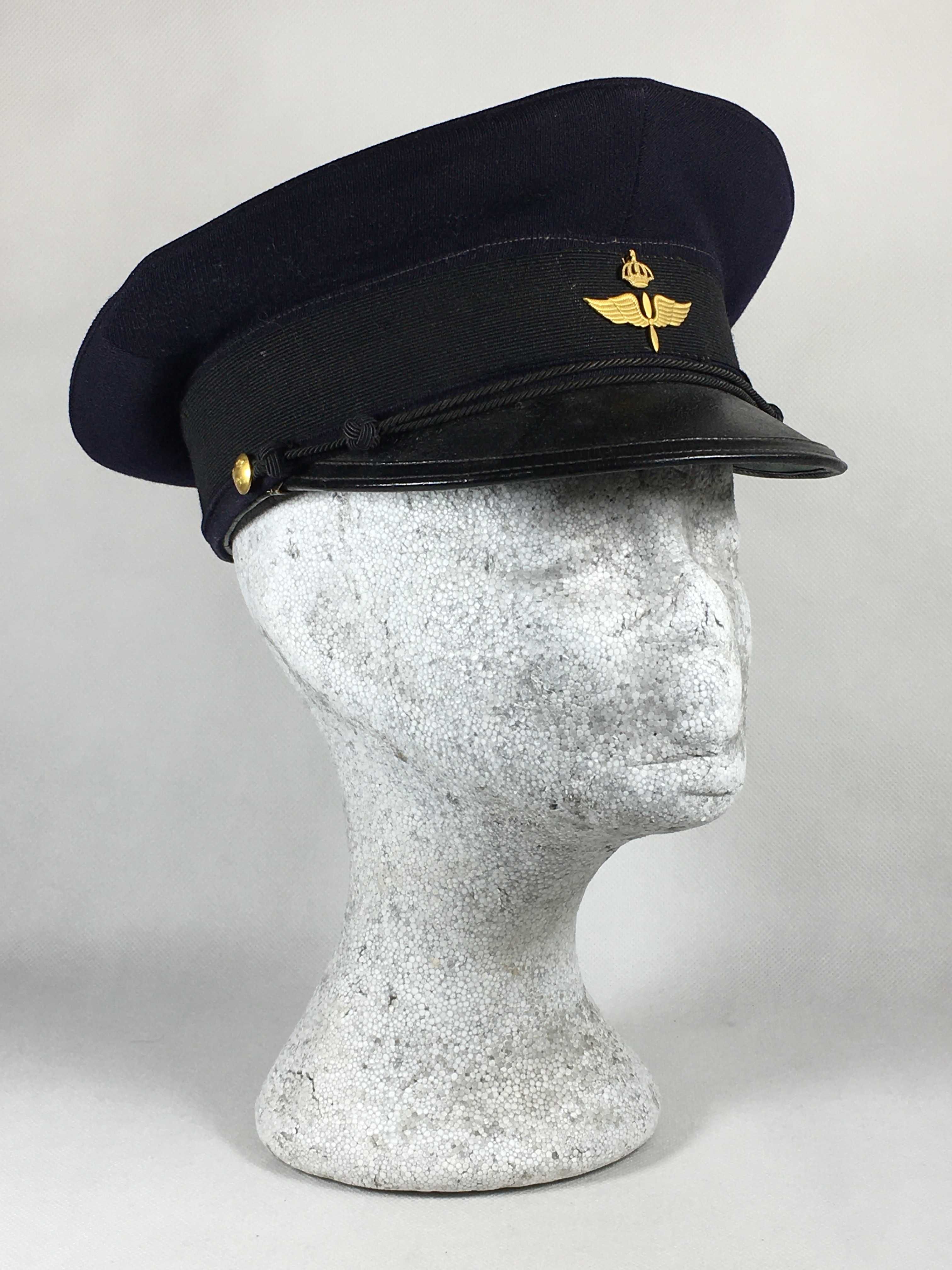 Czapka Lotnictwa Królestwa Szwecji. II wojna światowa.