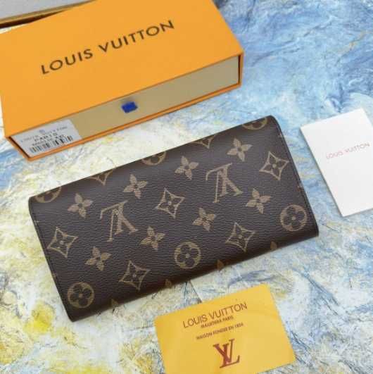 LOUIS VUITTON Emilie Czerwona klamra