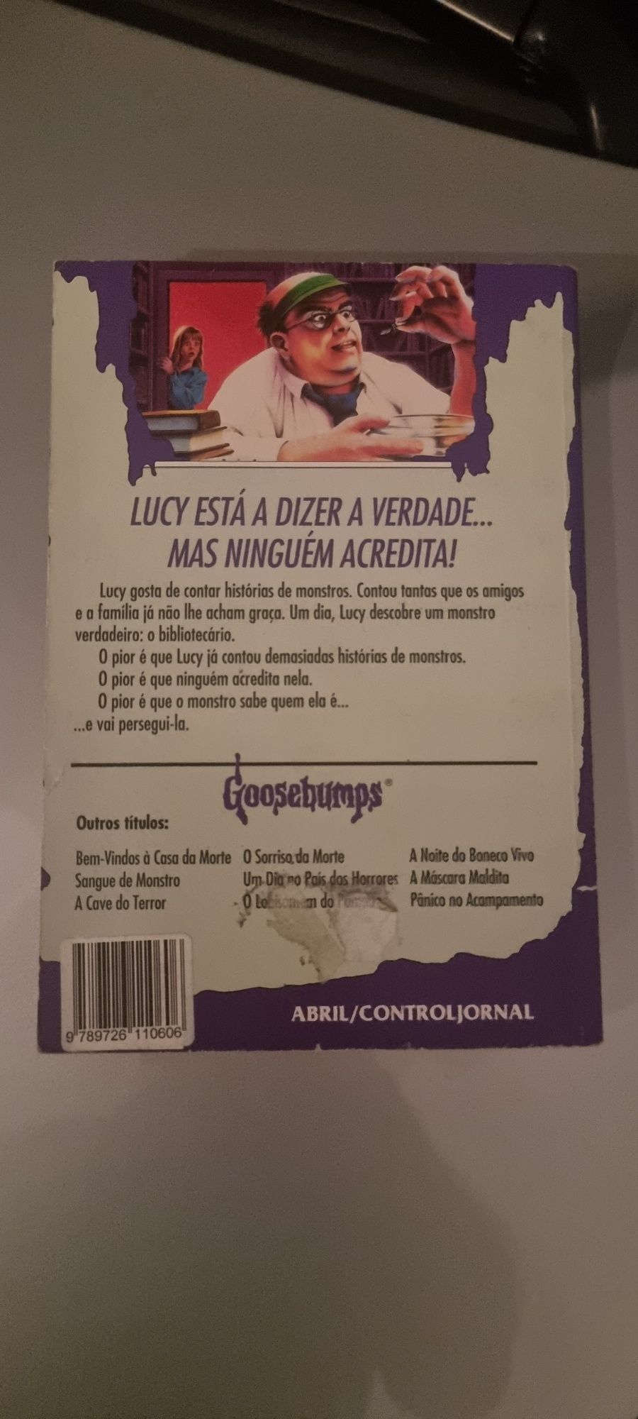 Livro " arrepios"