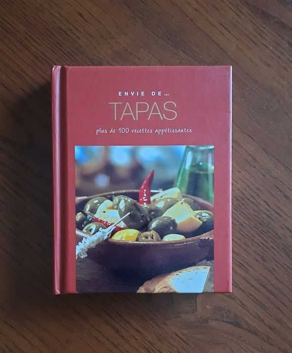 Книжка Рецепти закусок Тапас Envie de TAPAS французька мова Мініформат