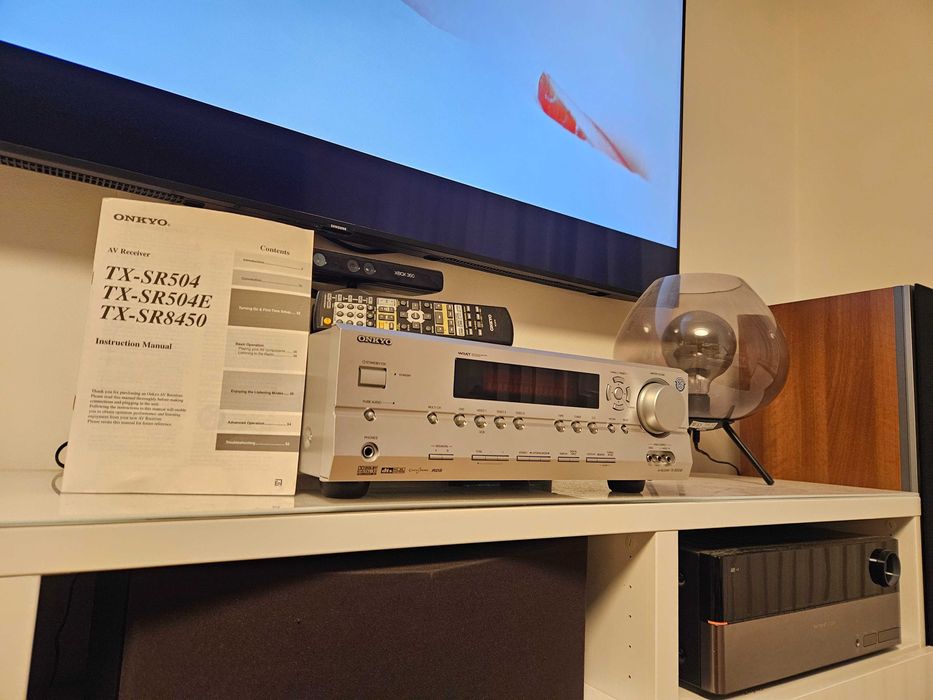 OKAZJA Amplituner wzmacniacz ONKYO tx sr 504e Anniversary st.IDEALNY
