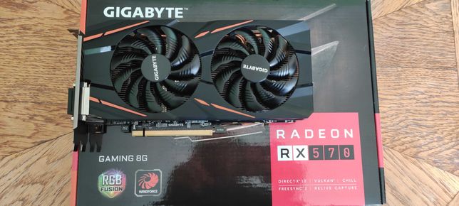 Відеокарта GIGABYTE Radeon RX 570 Gaming 8G (GV-RX570GAMING-8GD)