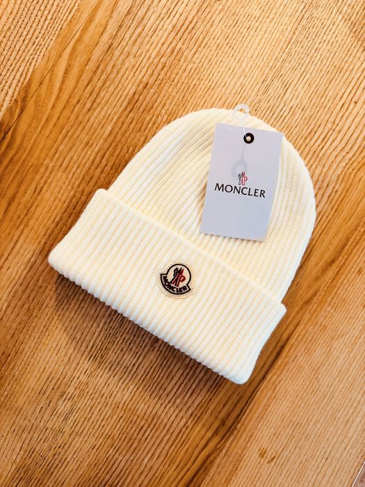 Czapka zimowa Moncler – biała lub czarna | unisex | NOWA