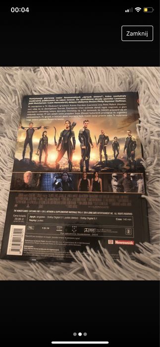 Igrzyska śmierci w pierścieniu ognia płyta film   dvd