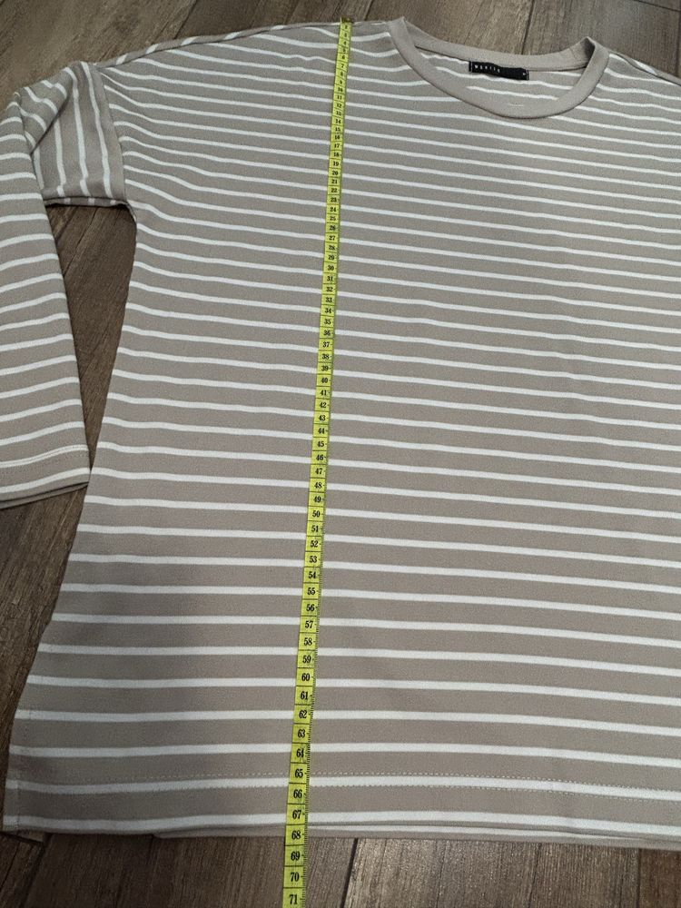 Nowa bluza w paski Mohito rozmiar S/M bezowa