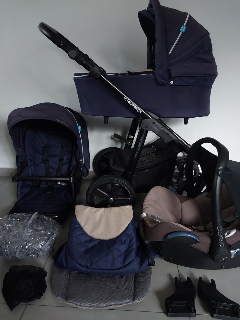 Wózek 3w1 Baby Design + fotelik Maxi Cosi WYSYŁAM