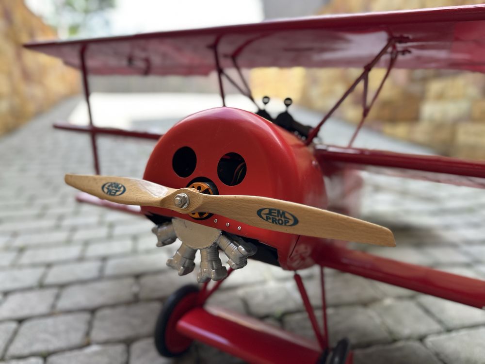 Unikat!!! trojplatowiec rc Fokker Dr 1 Richthoffen model samolot IWW