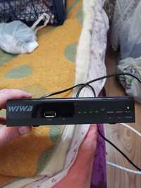 WIWA HD90 MEMO dekoder tuner DVB-T dvbt sprawny z pilotem