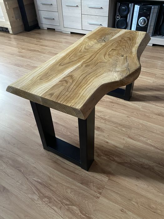 Ławka dębowa solidna 84cm