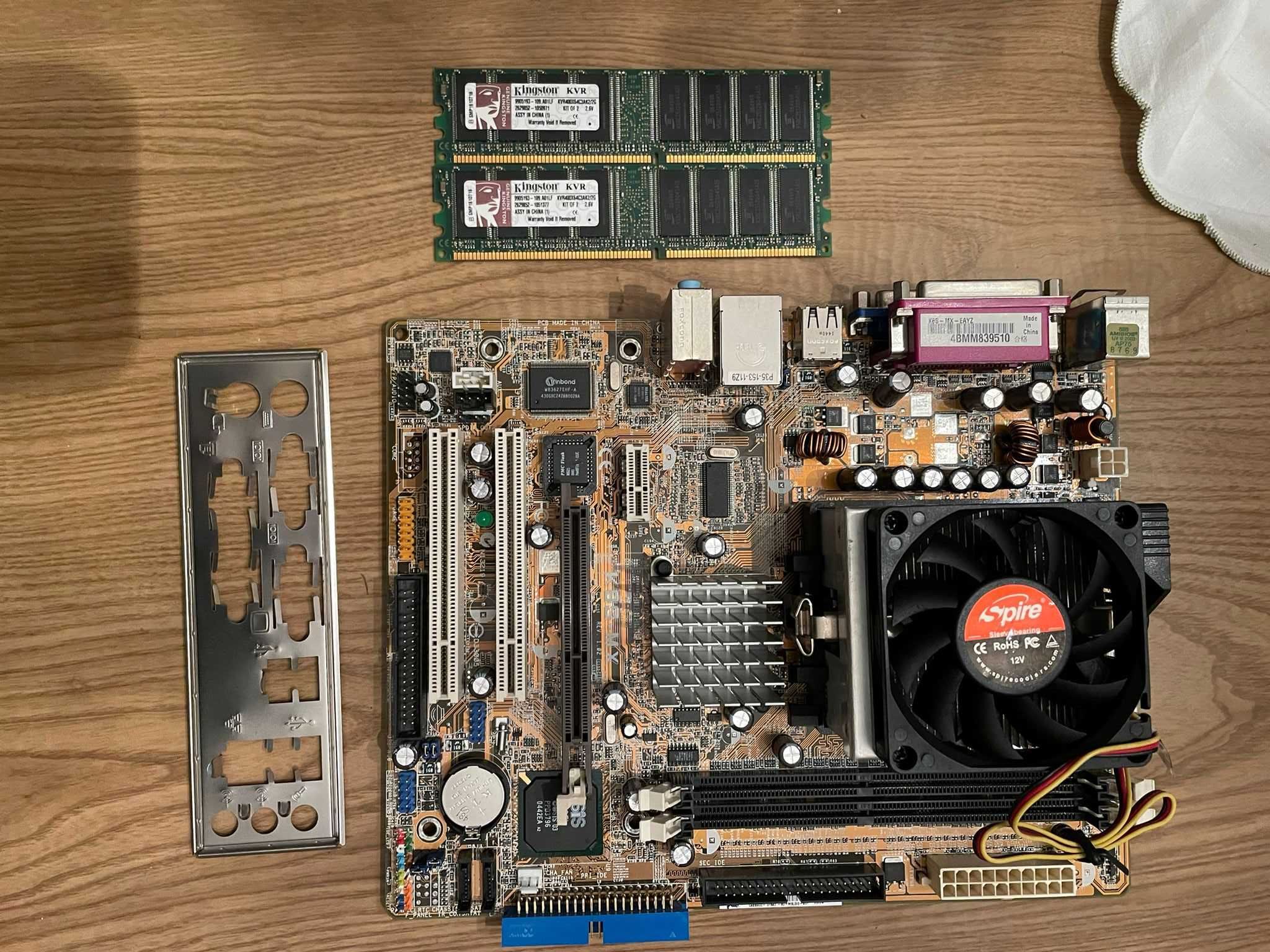 Motherboard ASUS K8S-MX RAM 4GB