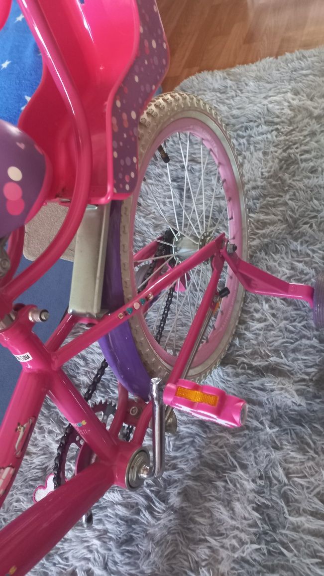 Велосипед  двоколісний рожевий