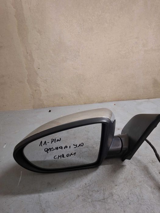 Lusterko lewe 11-pin Chrom Nissan Qashqai J10 09-13r LIFT EU