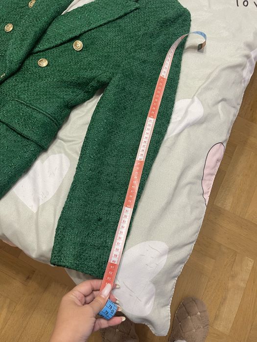 Твідовий теплий піджак-сукня Zara