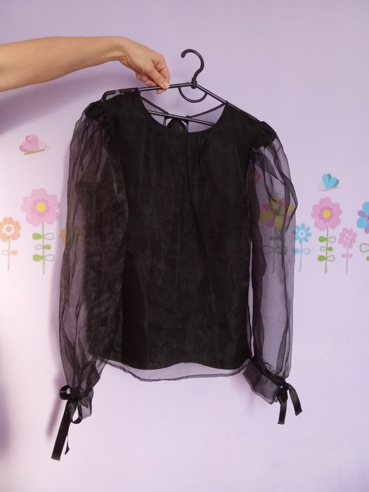 Блуза кофта з органзи topshop