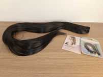 Y019 Doczepiany Kucyk Włosy Sztuczne Czarny Przedłużenie Ponytail