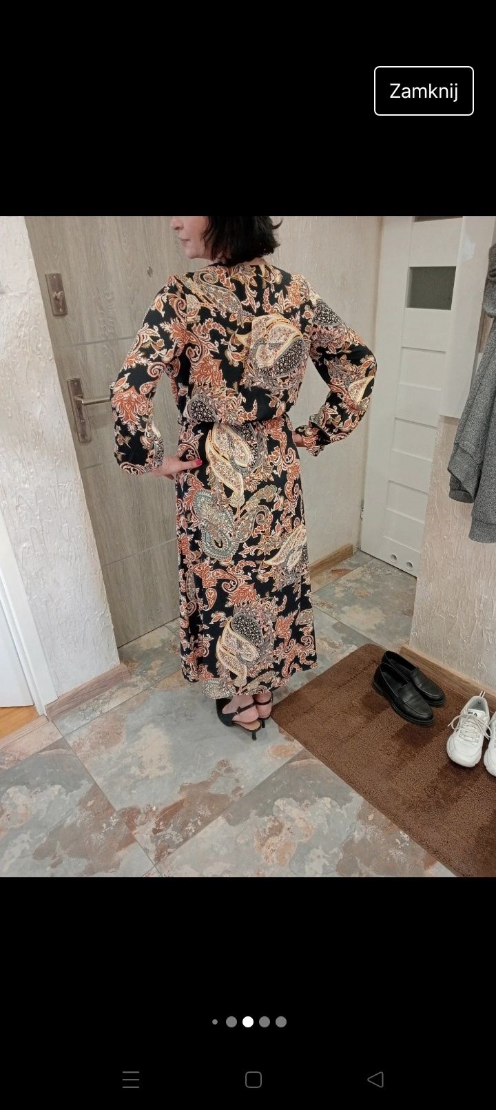Sukienka elegancka midi