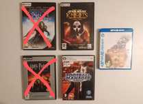 Gry pc, filmy DVD, płyty CD