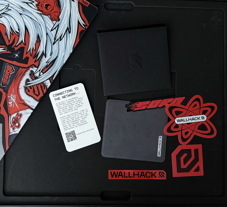 Скляний килимок для мишки Wallhack Glass pad  SP-004 Drift Sora