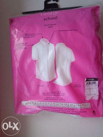 белая рубашка для школы GEORGE для девочки