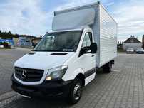 Mercedes-Benz Sprinter 313/513 CDI Kontener 8-palet + Drzwi Bliźniaki Import IT  NR. 116 Klimatyzacja, Radio, Kontener Blaszany Lekki, Ładne opony