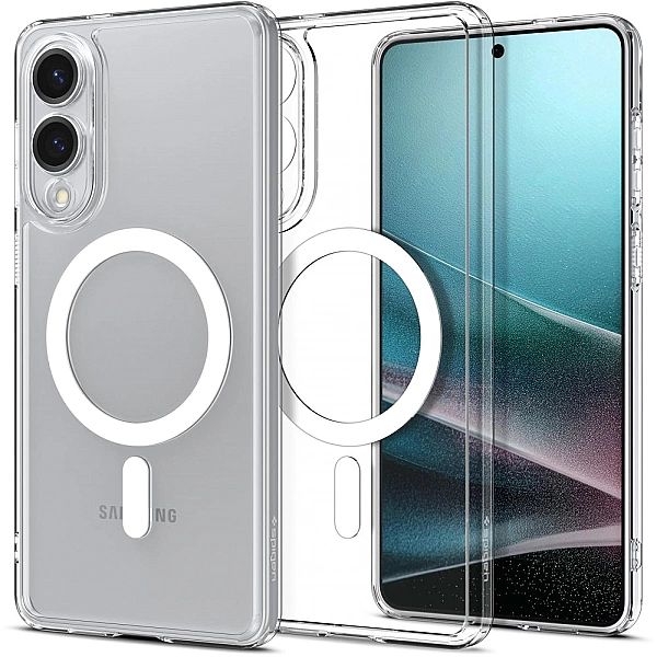 Spigen Ultra Hybrid Mag Magsafe Galaxy S25 Edge Clear/White
