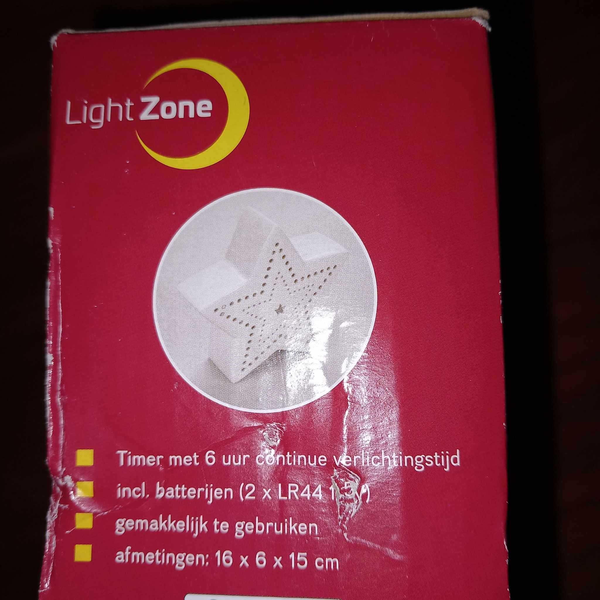 Estrela de Natal em cerâmica com LEDs NOVO