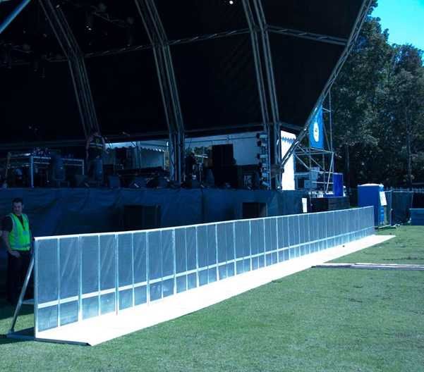 Barreiras / Baias de frente palco Anti-pânico  - Aluguer 690euros