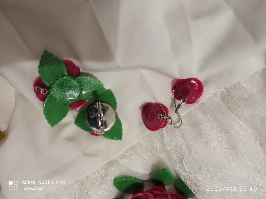 Холодний фарфор . Прикраса .Декор  .